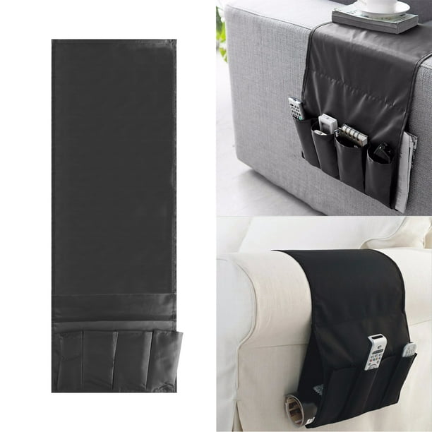 BT/_ Sofa Couch TV Remote Control Holder Armrest Organizer Storage Bag Pouch Pock